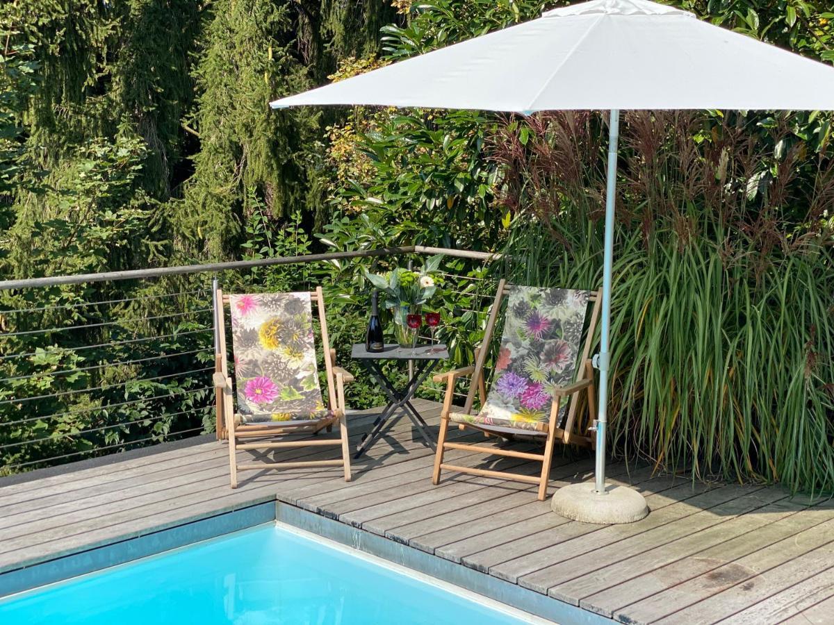Landhaus Am Plattenbichl - Luxus Apartment Mit Privat-Pool Und Sauna - Im Sommer Bergbahn Inklusive Oberstdorf Exteriör bild